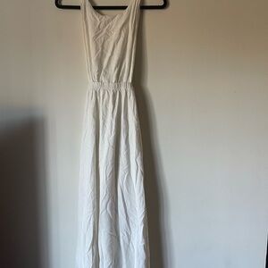 Bohme Elegant White Maxi Dress